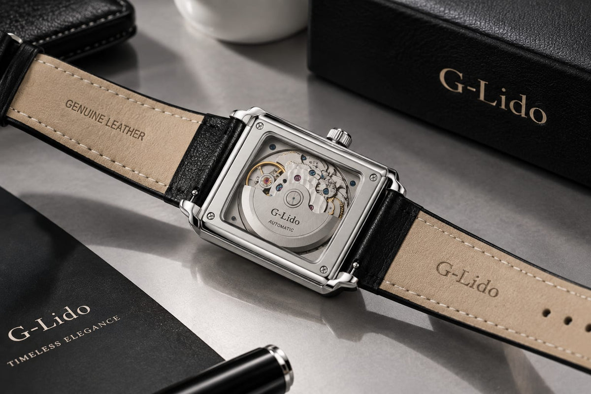 Classic Roman Dial Leather Watch